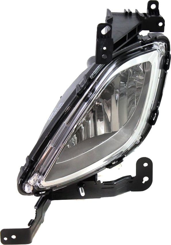 Front Fog Light Assembly for Hyundai Elantra 2011-2013, Left (Driver), Sedan, Built in USA, Replacement
