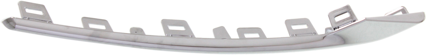 Front Bumper Upper Molding for Honda Odyssey 2014-2017, Right (Passenger) Side, Fog Light Cover Molding, Chrome, Replacement