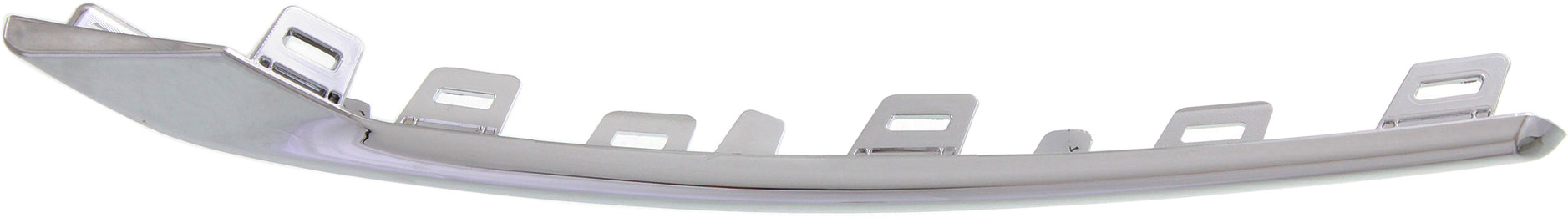 Upper Front Bumper Molding for Honda Odyssey 2014-2017, Left (Driver), Fog Light Cover Molding, Chrome, Replacement