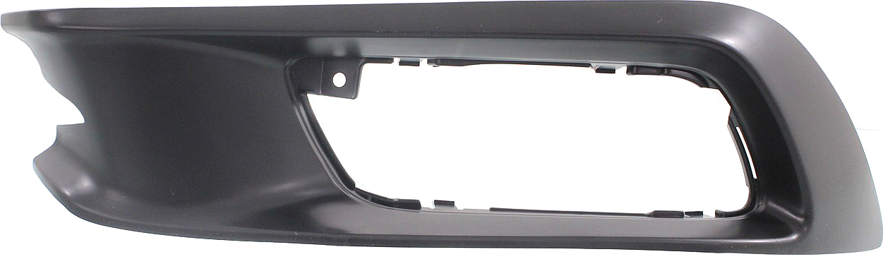 Front Fog Light Molding for 2012 Honda Civic Sedan, Left (Driver), Textured Black, Factory Installed, Excludes Hybrid Model, Replacement