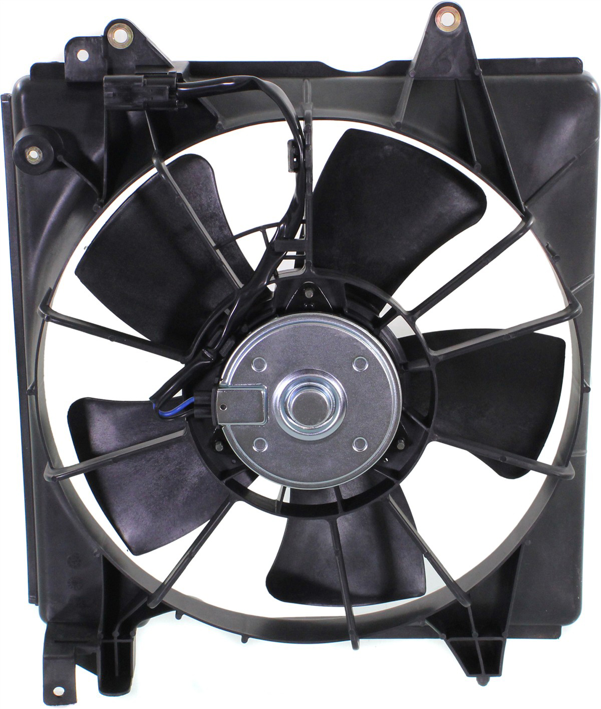 Denso Brand Radiator Fan Assembly for 2012-2015 Honda Civic Coupe/Sedan, Left (Driver), Excluding Hybrid Models, Replacement