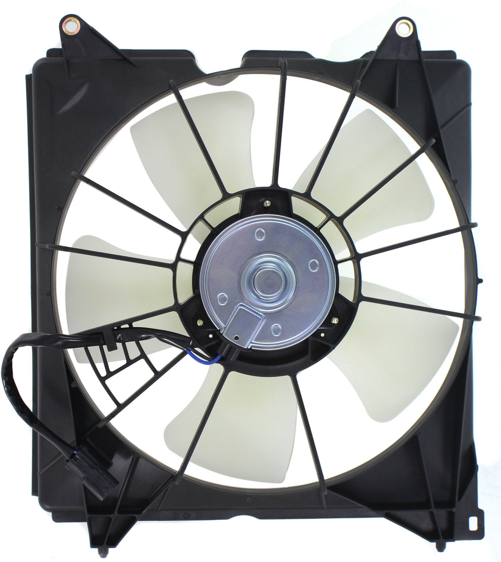 Denso Brand Radiator Fan Assembly for 2013-2017 Honda Accord, Left (Driver), Fits 4 Cylinder Eng Coupe, EX/EX-L/Touring Models, 6 Cylinder Eng Coupe/Sedan, Replacement