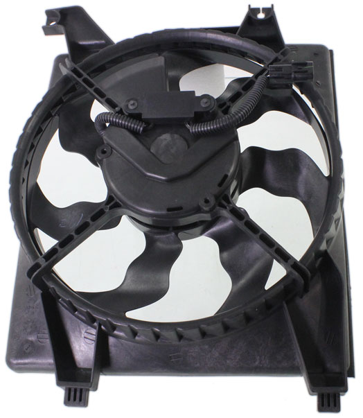 A/C Condenser Fan Assembly for Hyundai Accent 2006-2011, Suitable for Hatchback 2007-2011 and Sedan Models, Replacement