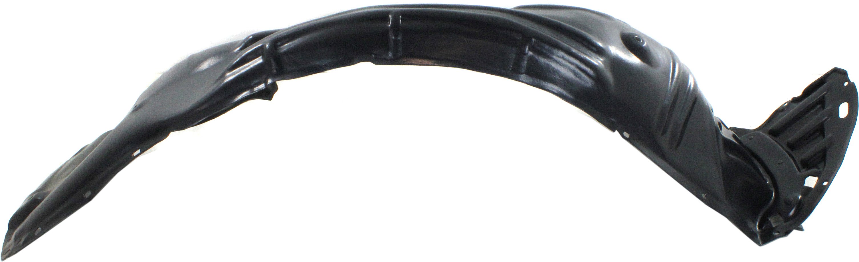 Front Fender Liner for Honda Odyssey 2011-2013, Right (Passenger), Plastic, Vacuum Form, Fender Liner, Replacement