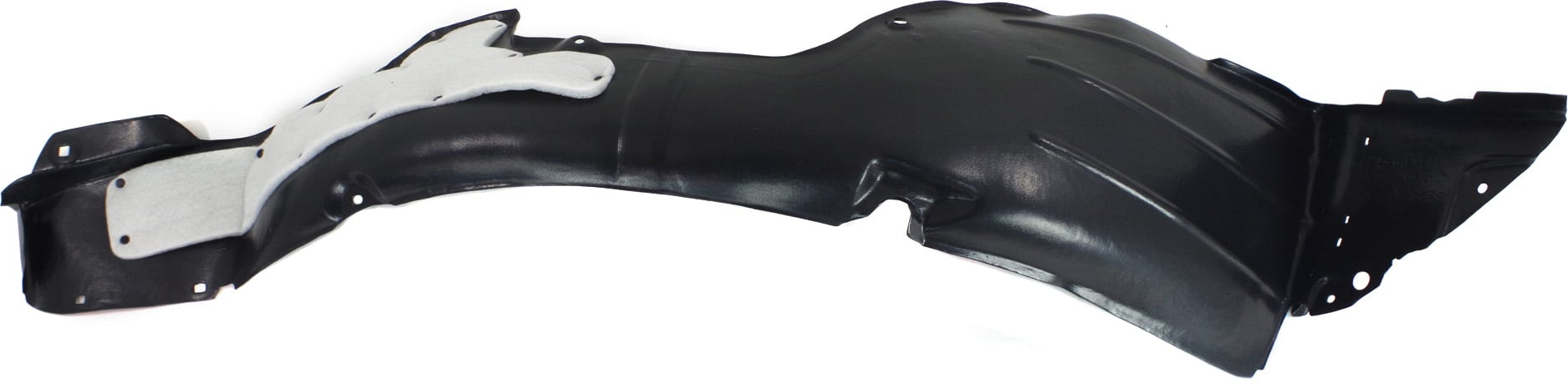 Front Fender Liner for Hyundai Elantra 2014-2016 Sedan, Right (Passenger), Korea Built Vehicle, Plastic, Injection Form, Replacement