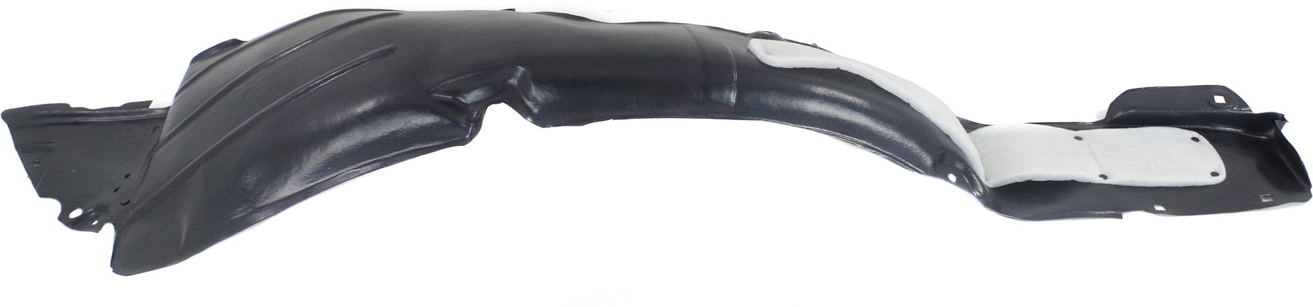 Front Fender Liner for Hyundai Elantra Sedan, 2014-2016, Left (Driver) Side, Korea Built Vehicle, Made of Plastic, Injection Form, Replacement