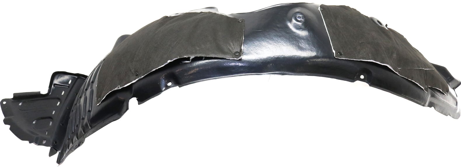 Front Fender Liner for Hyundai Santa Fe 2013-2016, Left (Driver), Plastic, Vacuum Form, Replacement