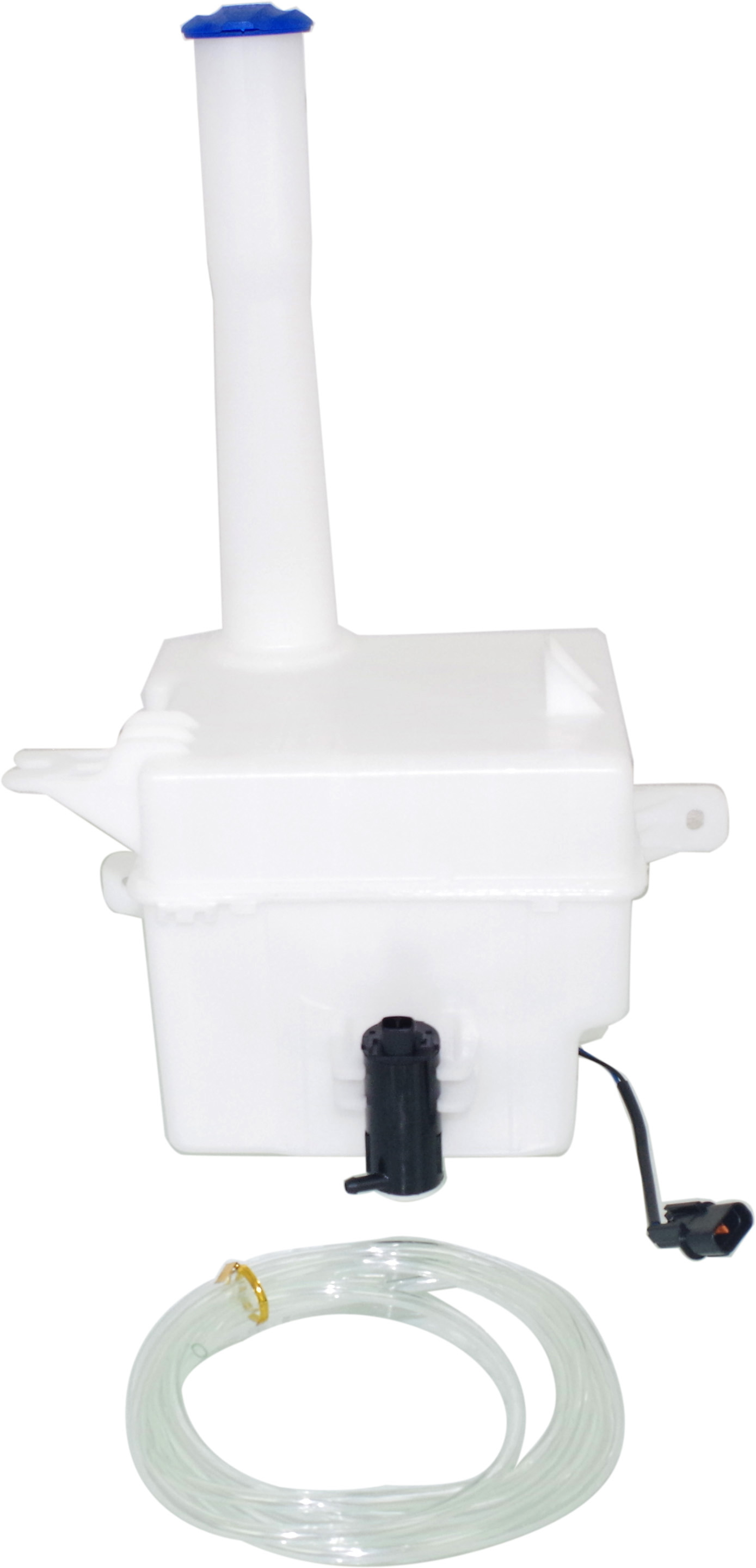 Washer Reservoir Assy for Hyundai Sonata 2006-2010, with Pump, Cap, and Sensor, Replacement