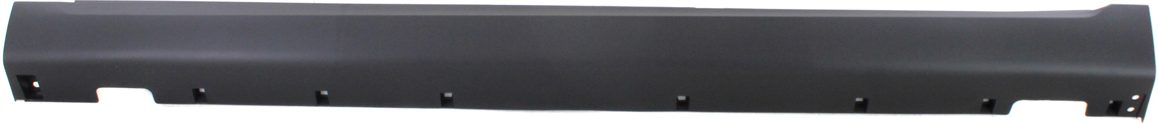 Rocker Panel Molding for 2010-2012 Hyundai Santa Fe, Left (Driver), Textured Black, Replacement