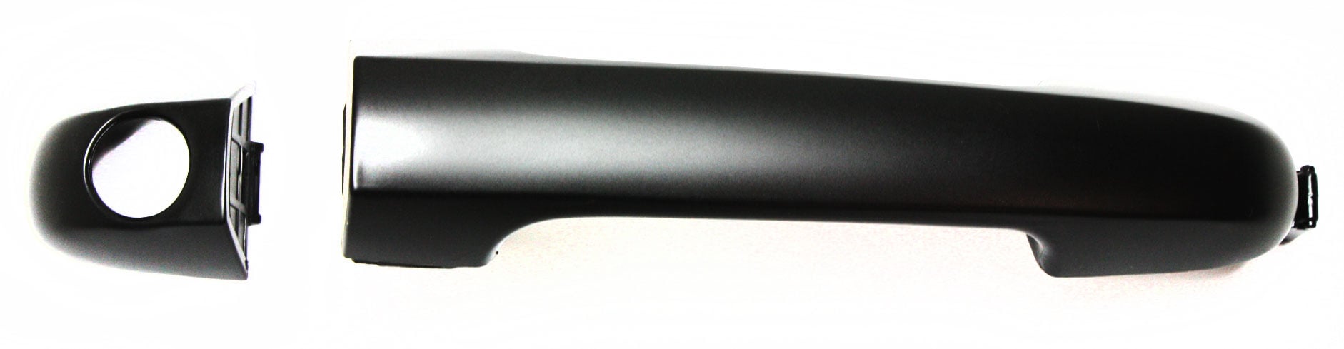 Front Exterior Door Handle for Hyundai Elantra 2007-2012, Right (Passenger)=Left (Driver), Primed (Ready to Paint), with Keyhole (Handle+Cover), Replacement