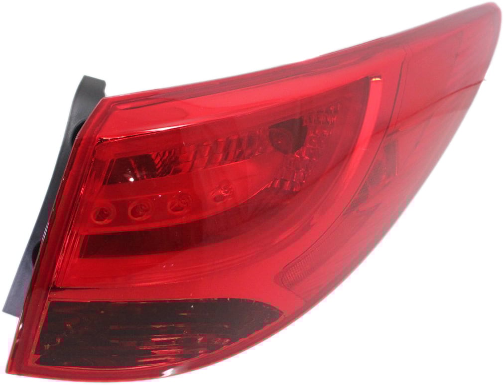 Tail Light Assembly for Hyundai Tucson 2010-2015, Right (Passenger) Side, Outer, Halogen/Bulb Type, for 2014-2015 Models, Replacement