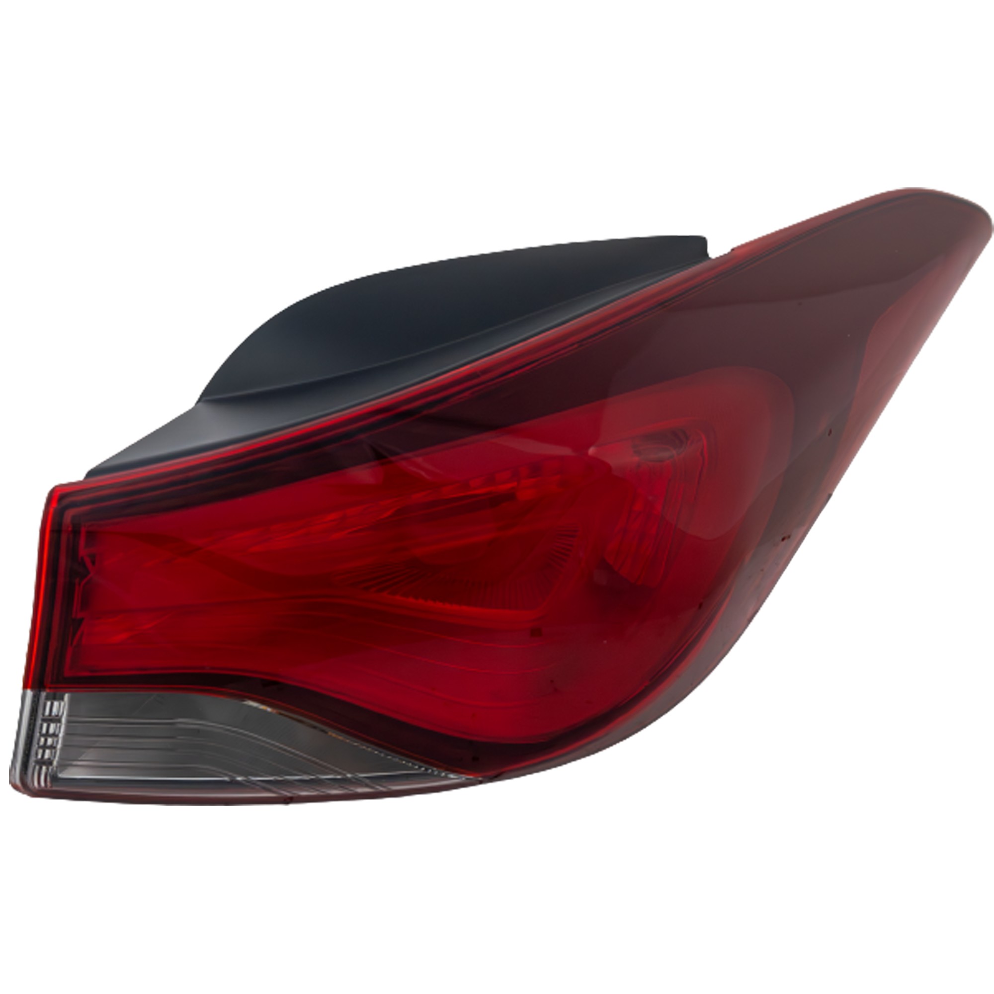 Tail Light Assembly for Hyundai Elantra Sedan, 2014-2016, Right (Passenger), Outer, Halogen, USA Built Vehicle, Replacement