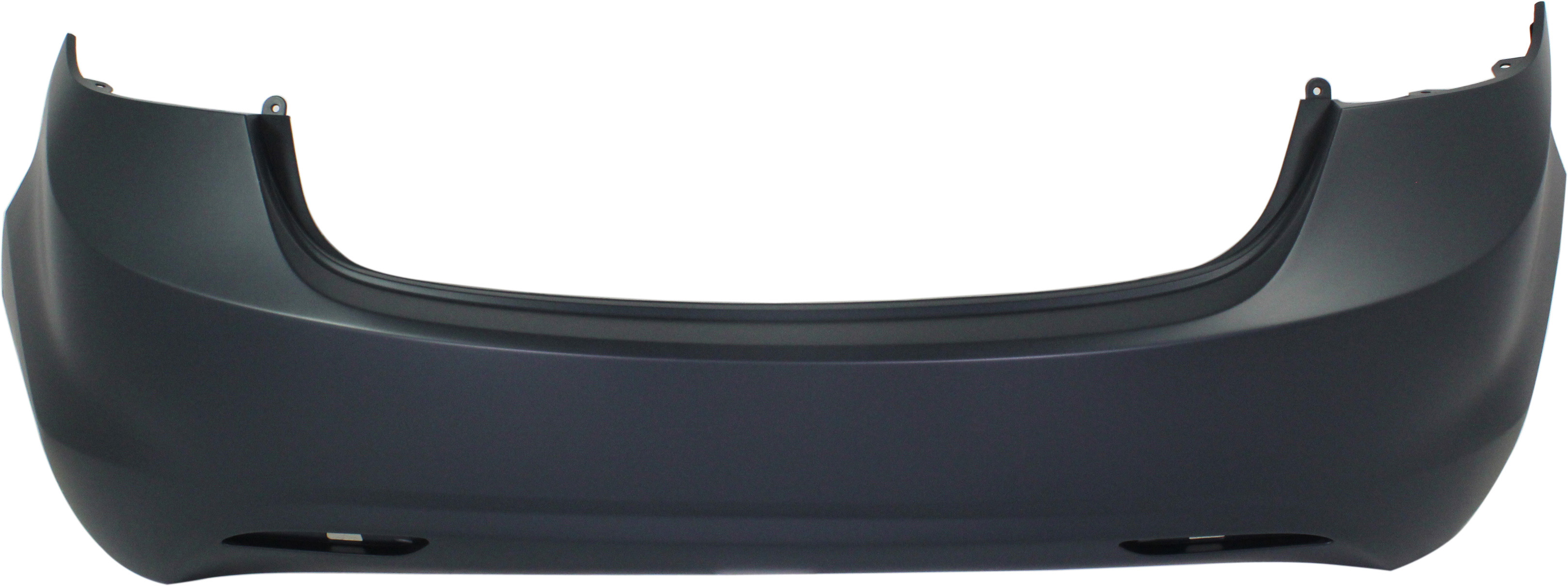 Rear Bumper Cover Primed (Ready to Paint) for Hyundai Elantra Sedan, USA Built, 2011-2013, Up to May 14, 2012, Replacement (CAPA Certified)