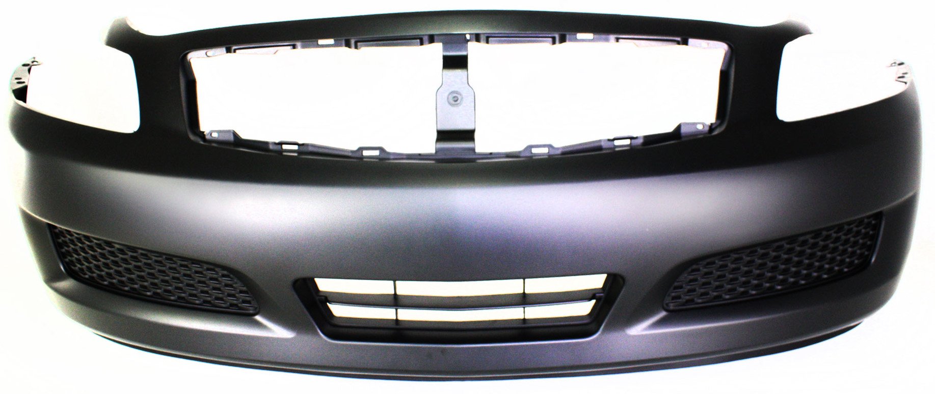 Front Bumper Cover for Infiniti G35 (2007-2008), G37 (2009-2009), Primed (Ready to Paint), without Sport or Technology Package, Sedan, Replacement