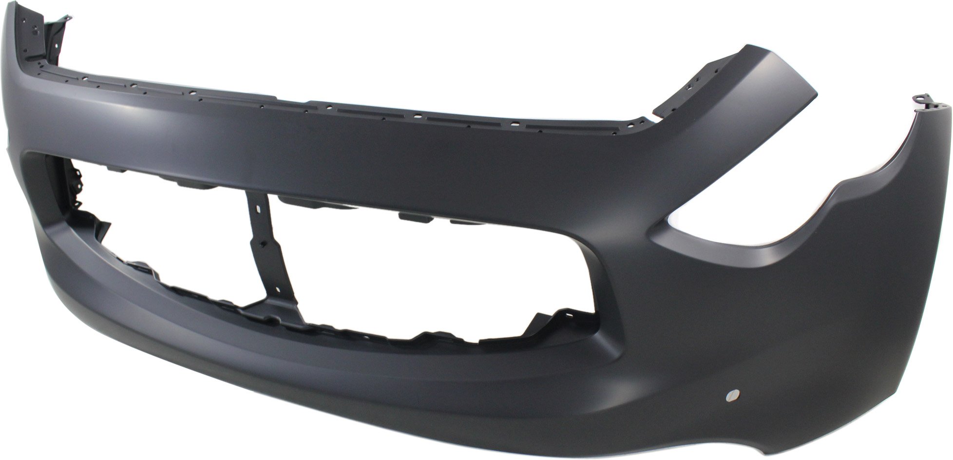 Front Bumper Cover for Infiniti FX35/FX50 2009-2011, Primed (Ready to Paint), with Navigation System, Replacement