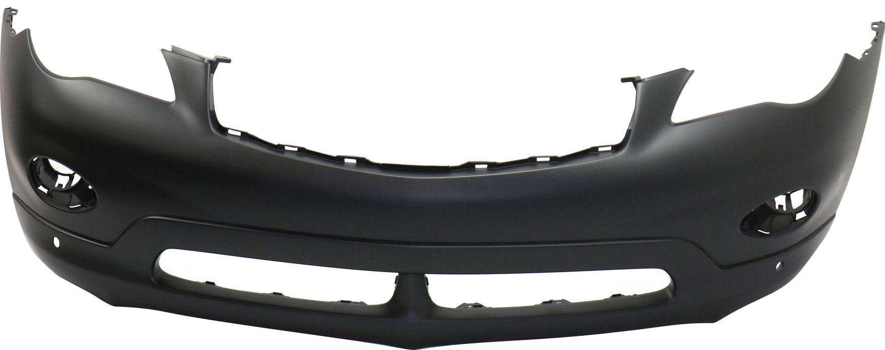 Front Bumper Cover for Infiniti EX35/EX37 (2008-2013) and QX50 (2014-2015), Primed (Ready to Paint), with Around View Monitor and Park Distance Control Sensor Holes, Replacement