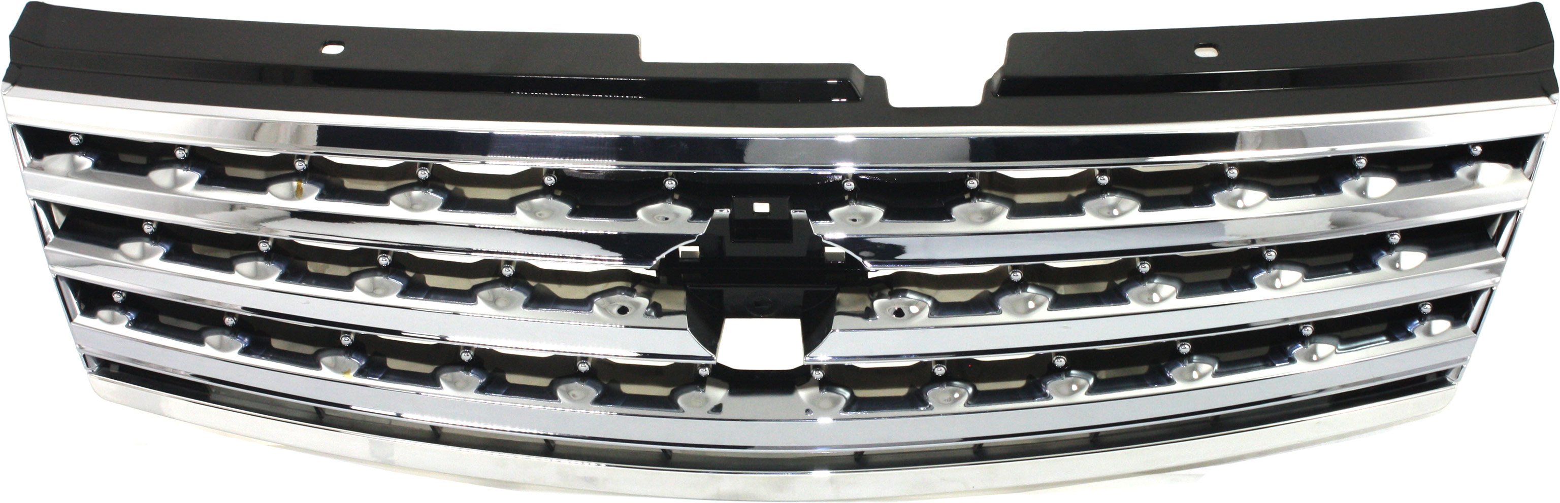 Grille for 2006-2007 Infiniti M35 / M45, Chrome Shell and Insert, Replacement