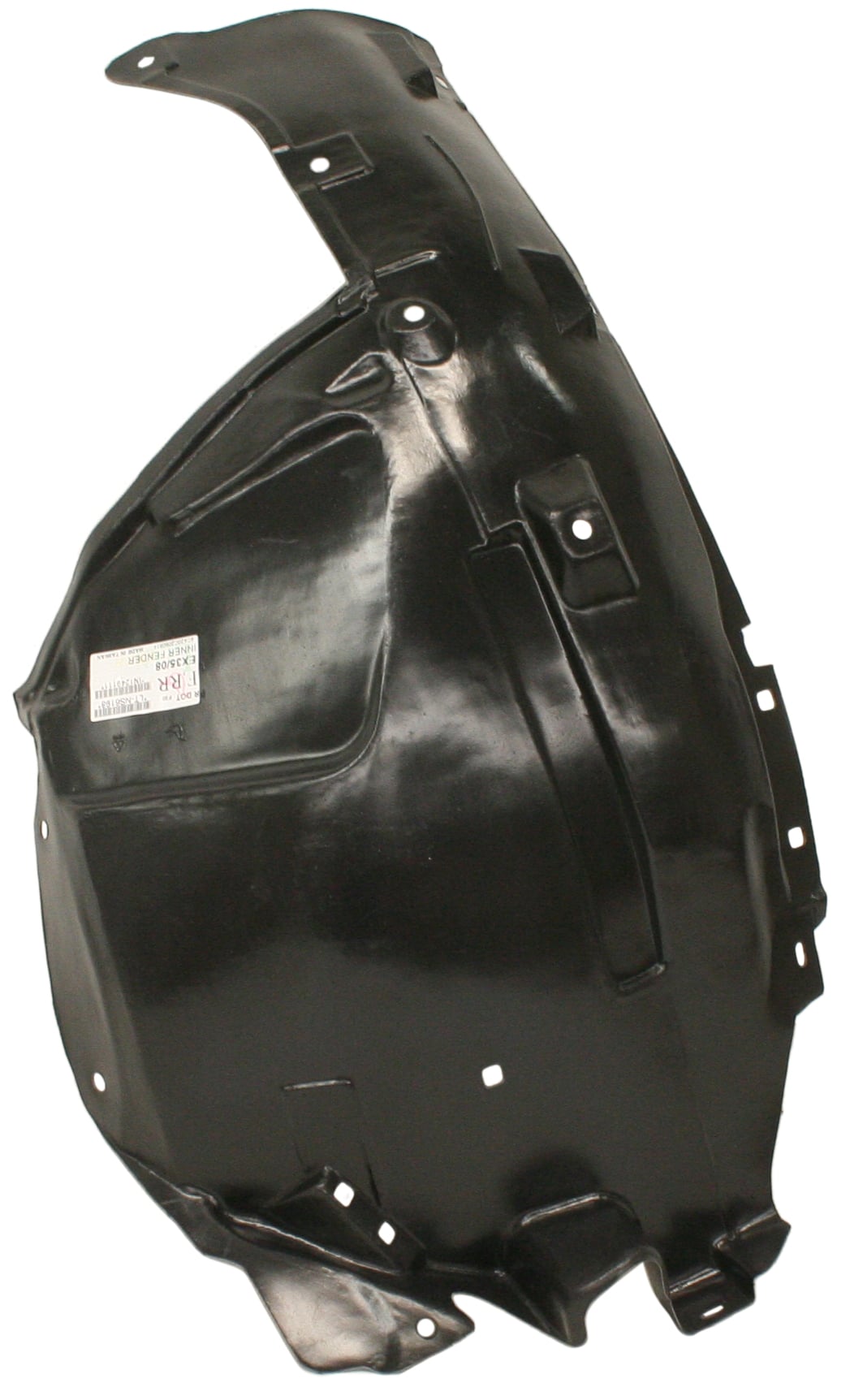 Front Fender Liner for Infiniti EX35 2008-2012, QX50 2014-2017, Right (Passenger) Side, Rear Section, Replacement