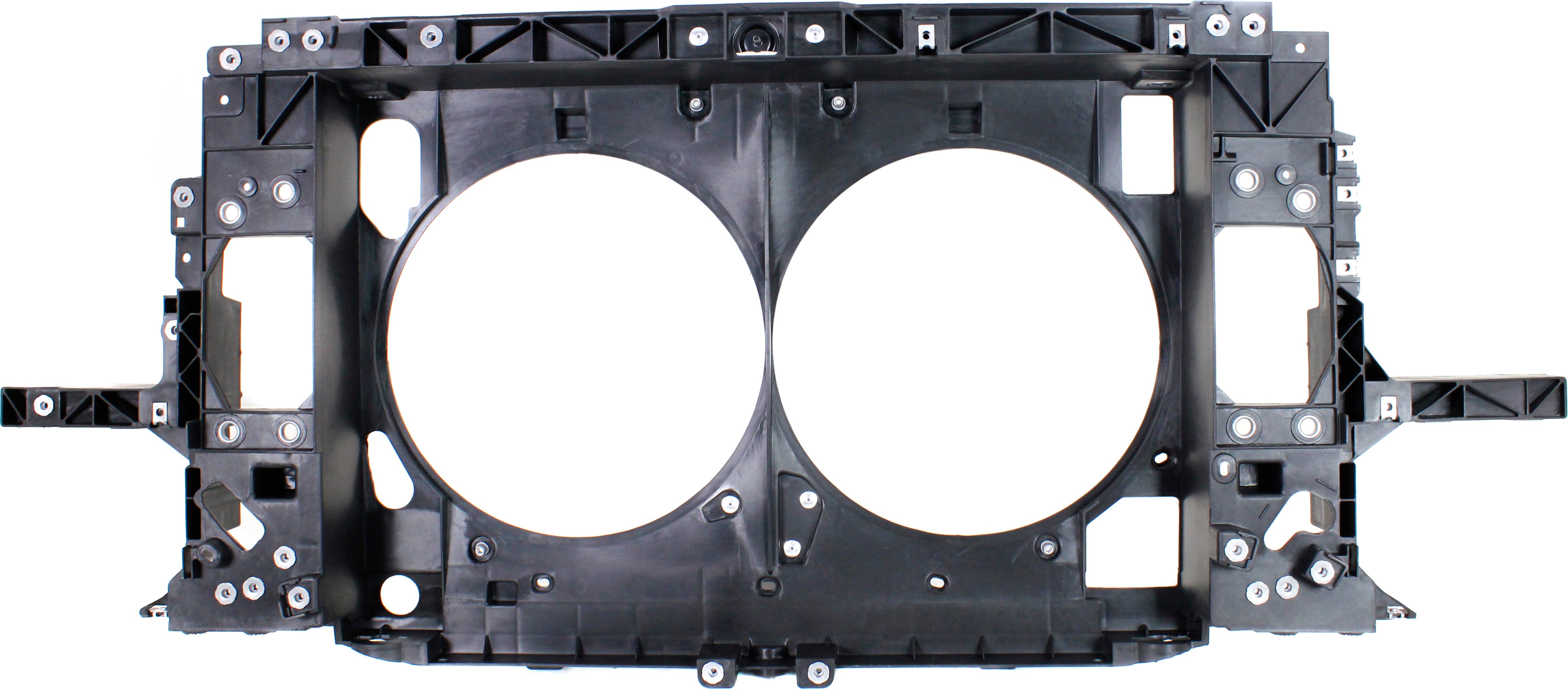 Radiator Support Assembly for Infiniti M35H/M37/M56 2011-2013, Q70/Q70L 2014-2019, Plastic, Replacement