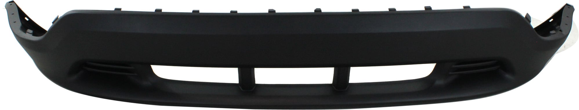 Front Bumper Cover for Jeep Compass 2011-2017, Lower, Textured, Without Tow Hook Holes, Replacement (CAPA Certified)