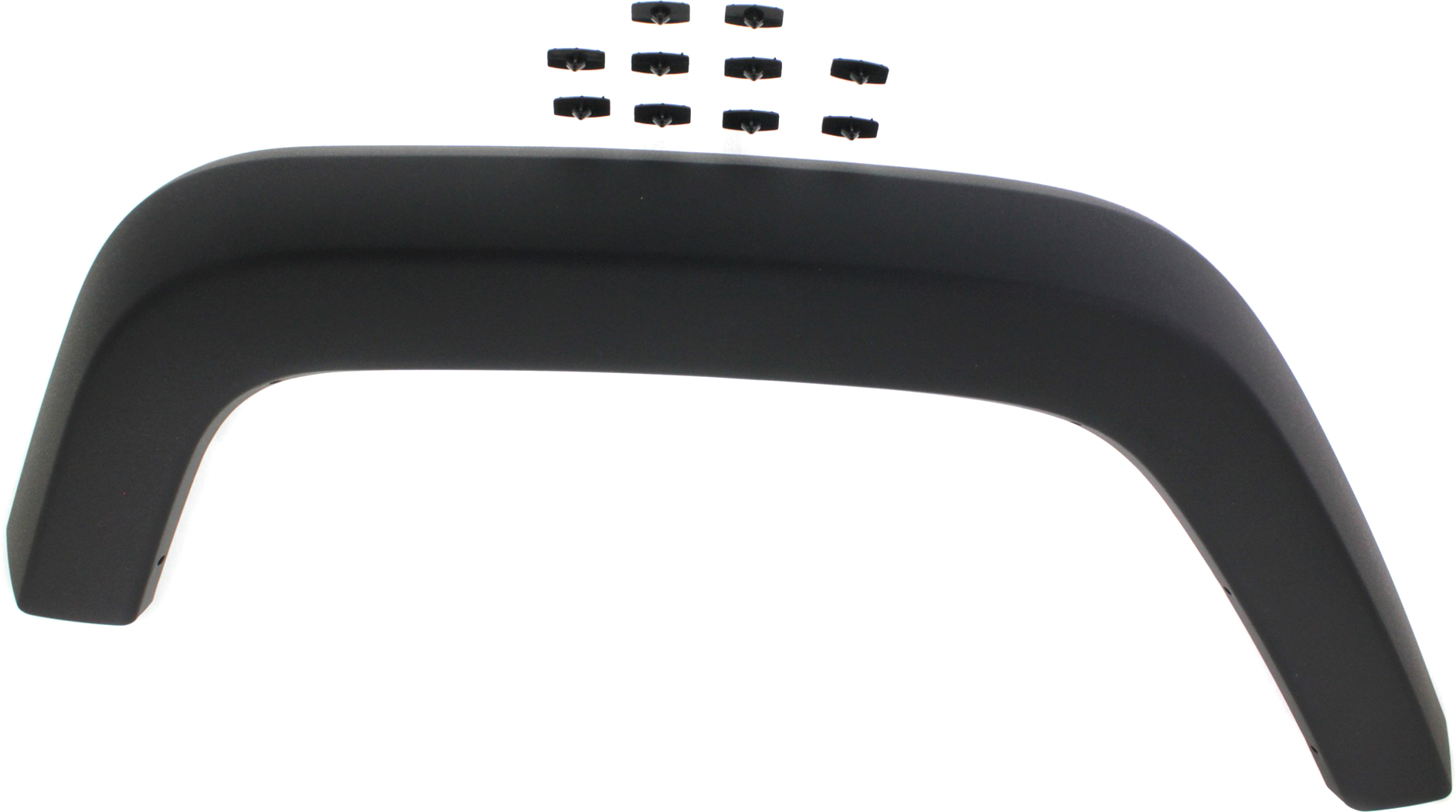 Rear Fender Flare for Jeep Wrangler JK 2007-2018, Right (Passenger), Textured Black, Replacement