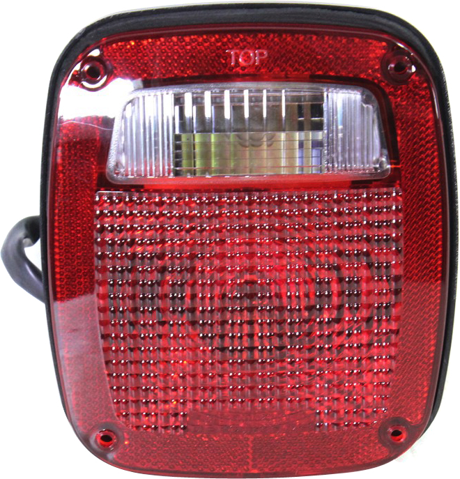 Tail Light Assembly for Jeep Wrangler (TJ) 1998-2006, Right (Passenger) Side, Replacement
