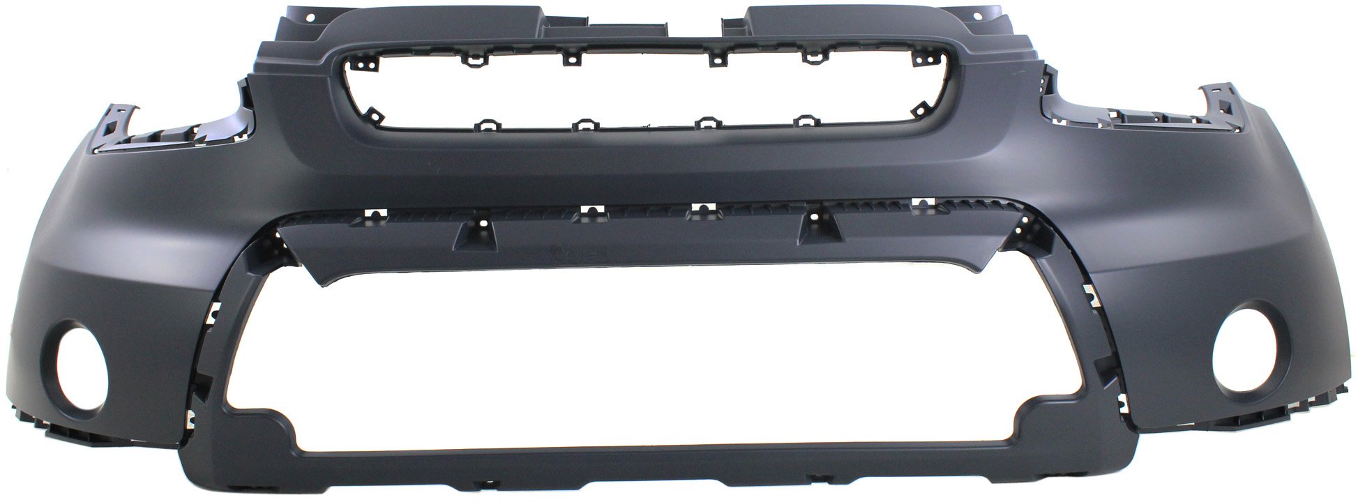 Front Bumper Cover for Kia Soul 2010-2011, Type B, Primed (Ready to Paint), Replacement