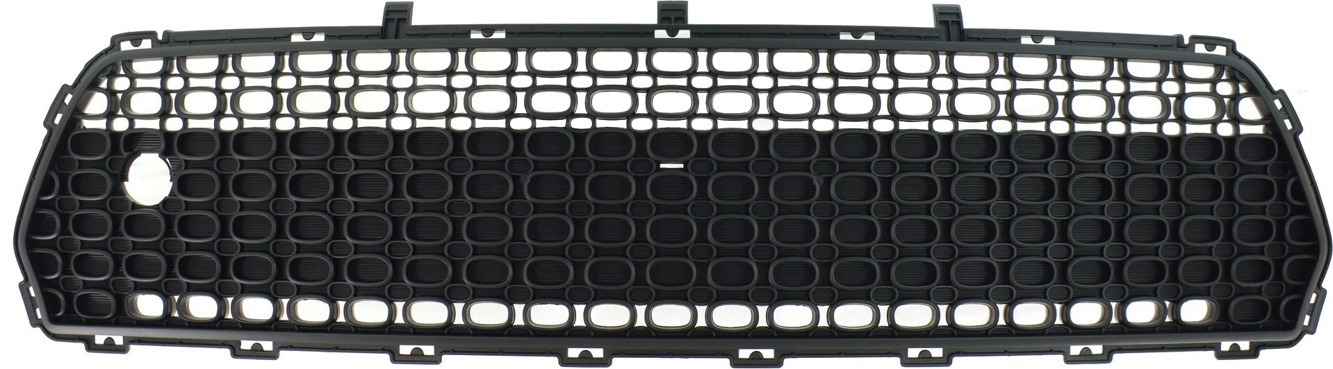 Front Bumper Grille for Kia Soul, 2014-2016, Textured Gray, Replacement (CAPA Certified)