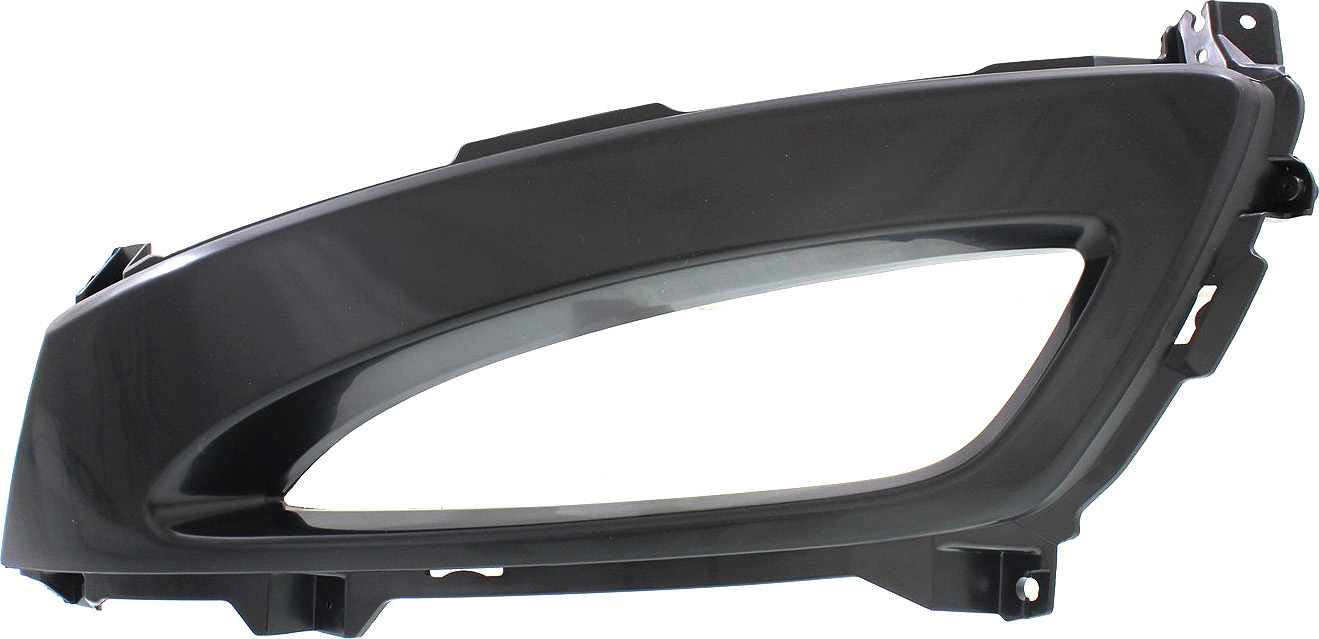 Front Fog Light Molding for Kia Optima 2011-2013, Left (Driver), Primed (Ready to Paint), without Daytime Running Light and LED Insert, (Excludes Hybrid Models), Korea/USA Built, Replacement