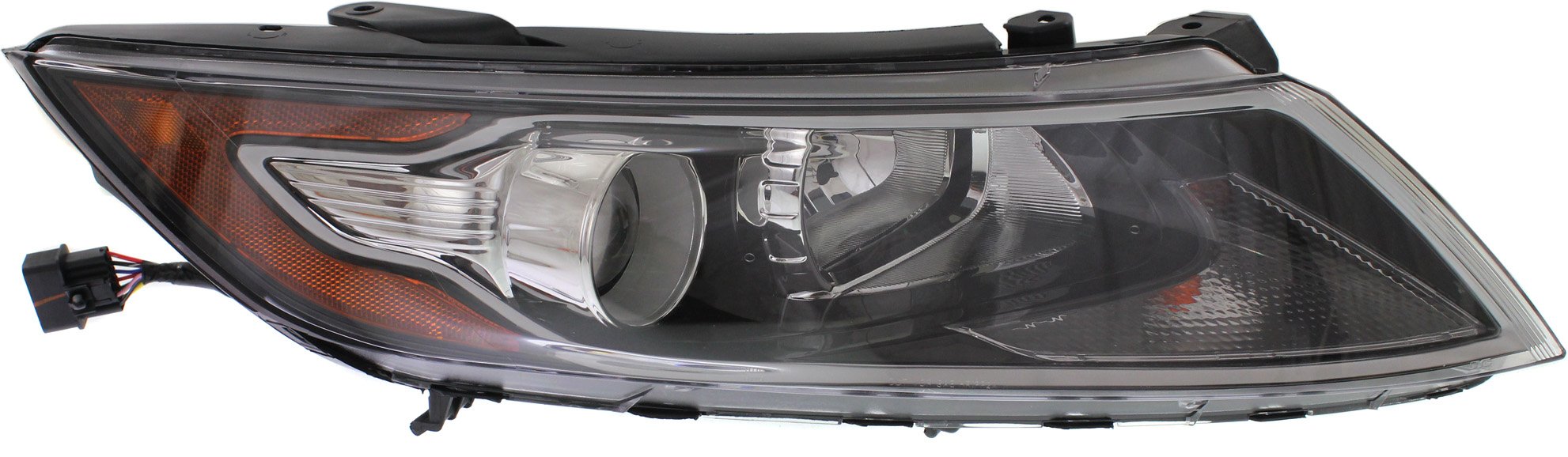 Headlight Assembly for Kia Optima 2011-2013, Right (Passenger) Side, Halogen Light, Suitable for Hybrid Models, Replacement