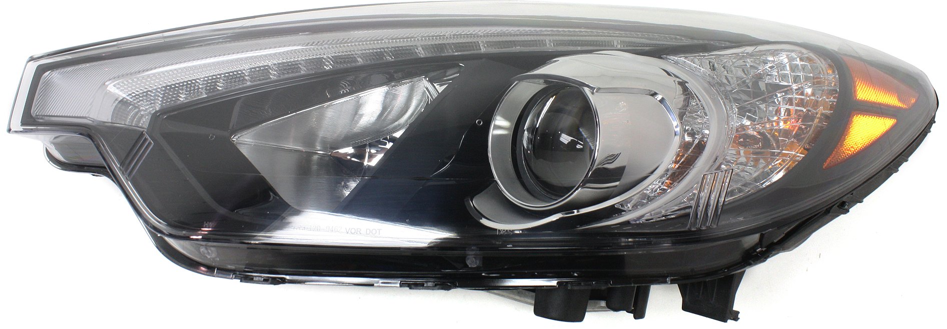 Headlight Assembly for Kia Forte/Forte Koup/Forte5 2014-2015, Left (Driver), HID/Xenon, with HID Kit, Up to 10-17-2014, Replacement