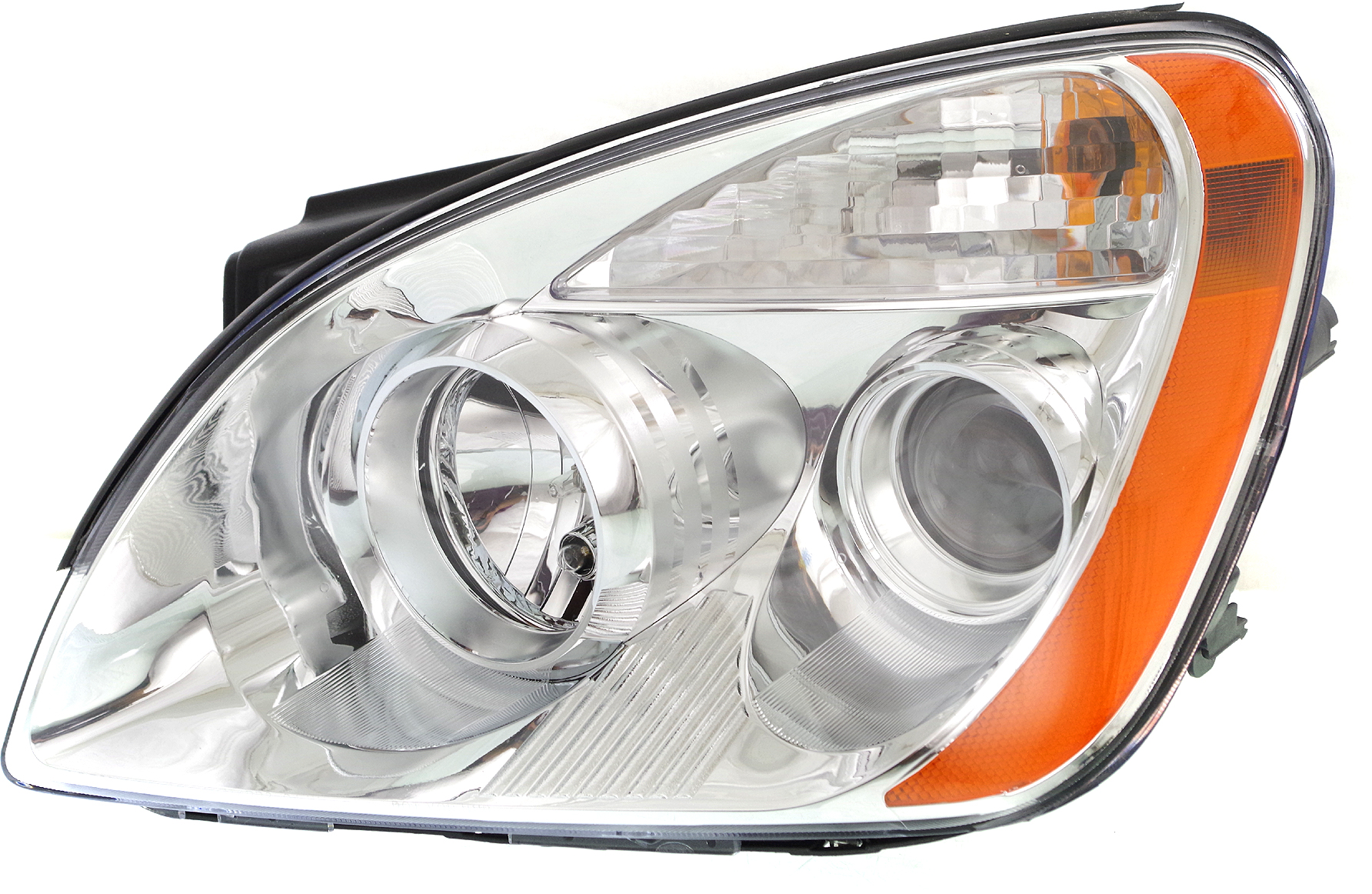 Headlight Assembly for Kia Rondo 2007-2008, Left (Driver), Halogen, Replacement