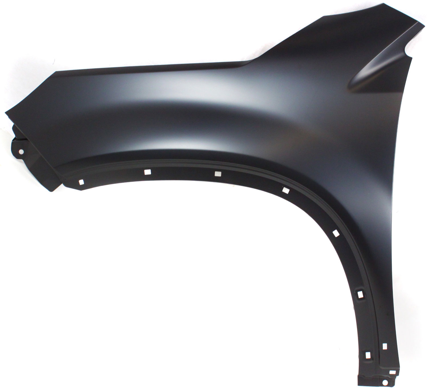 Front Fender for Kia Sorento 2011, Left (Driver) Side, Primed (Ready to Paint), with Side Garnish Hole, without Signal Light Hole, Replacement