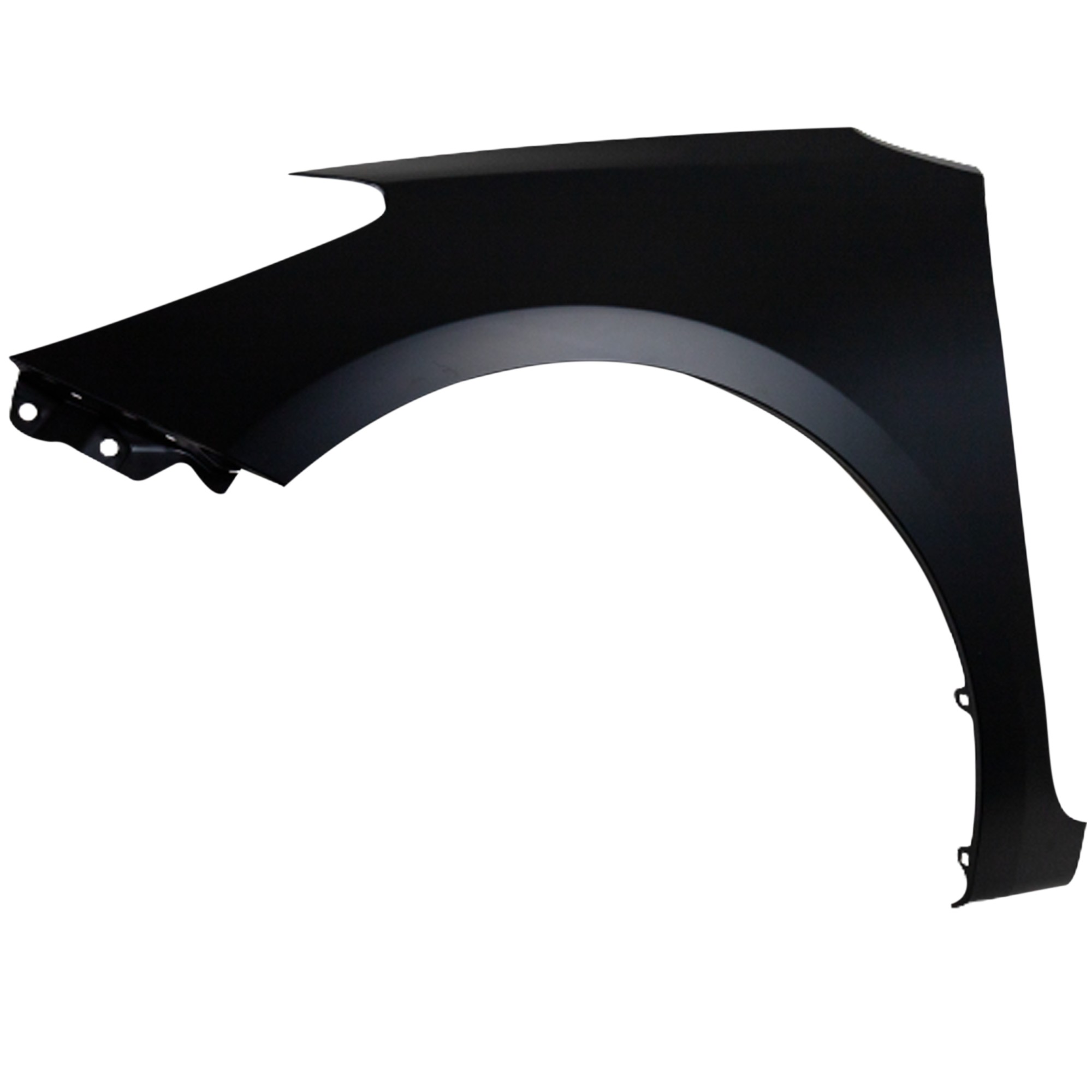 Front Fender for Kia Forte 2014-2018, Left (Driver), Primed (Ready to Paint), Steel, Suitable for Forte Koup without Rocker Mouldings, Replacement (CAPA Certified)