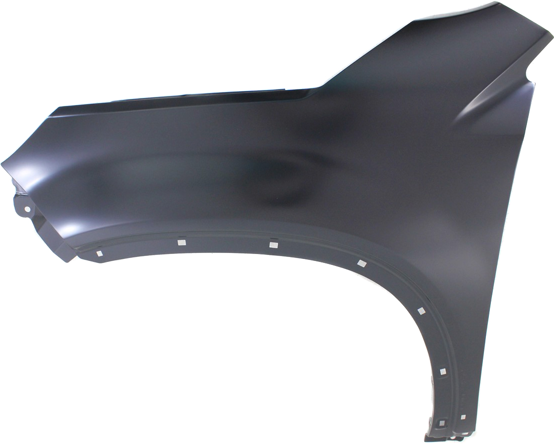 Front Fender for Kia Sorento (2012-2015), Left (Driver) Side, Primed (Ready to Paint), Steel, with Side Garnish Hole, Replacement
