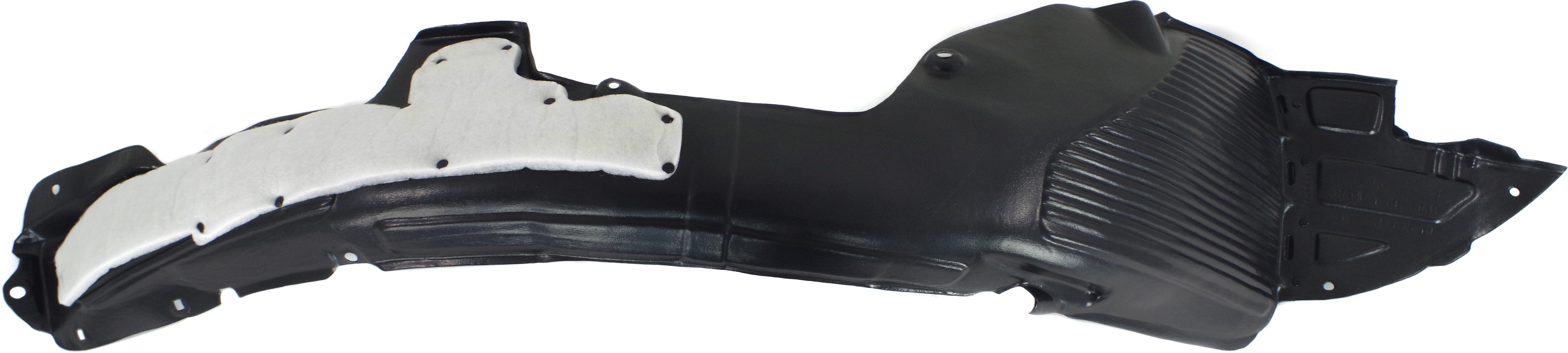 Front Fender Liner for Kia Forte Koup/Forte5 2014-2016, Right (Passenger) Side, Vacuum Form, SX Model, Replacement