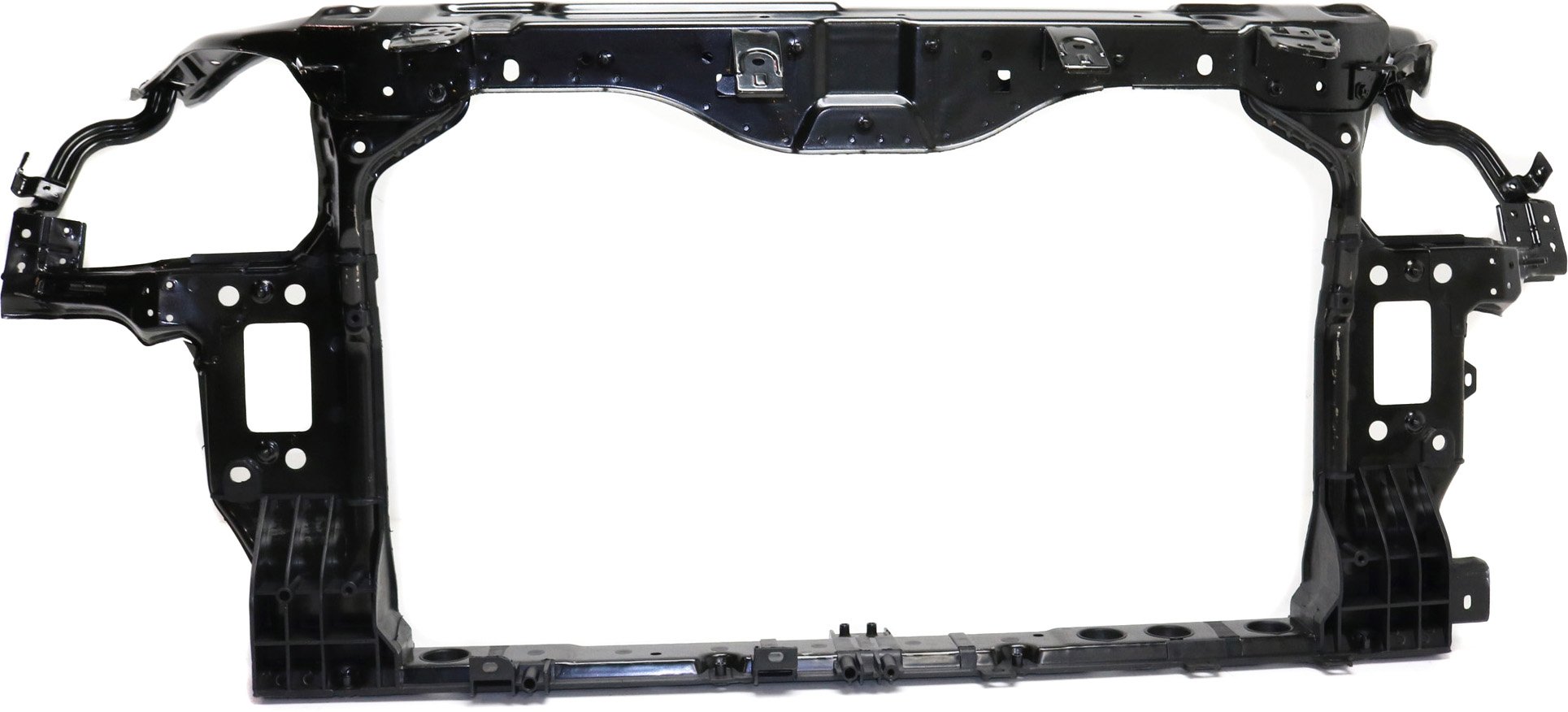Radiator Support Assembly for Kia Optima 2014-2015, Constructed with Plastic and Steel, Compatible with 2.4L Engine, Excluding Hybrid Models, USA Built, Replacement