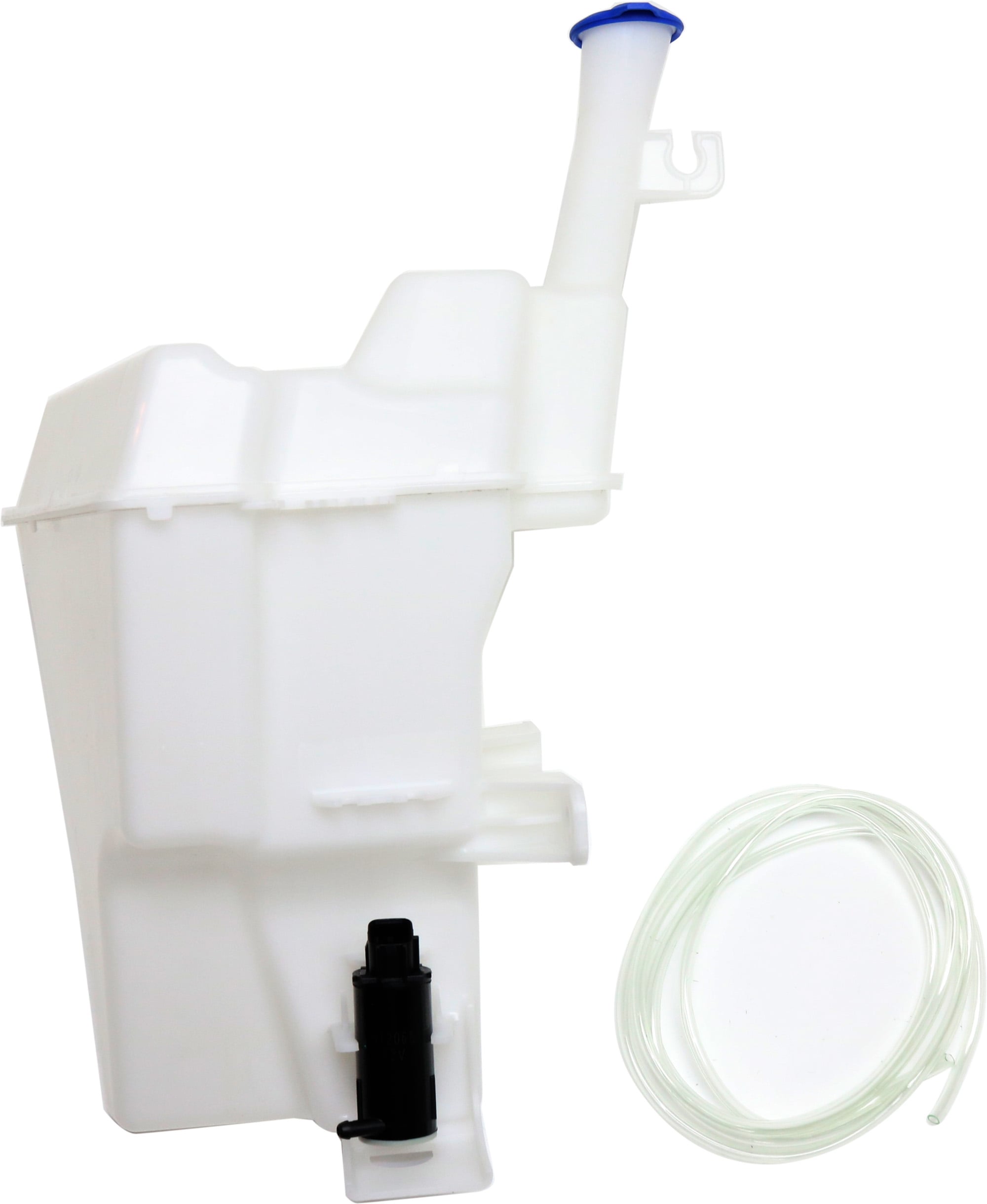 Washer Reservoir for Kia Rio 2012-2015, Assembly with Pump and Cap, Designed for Sedan, Replacement