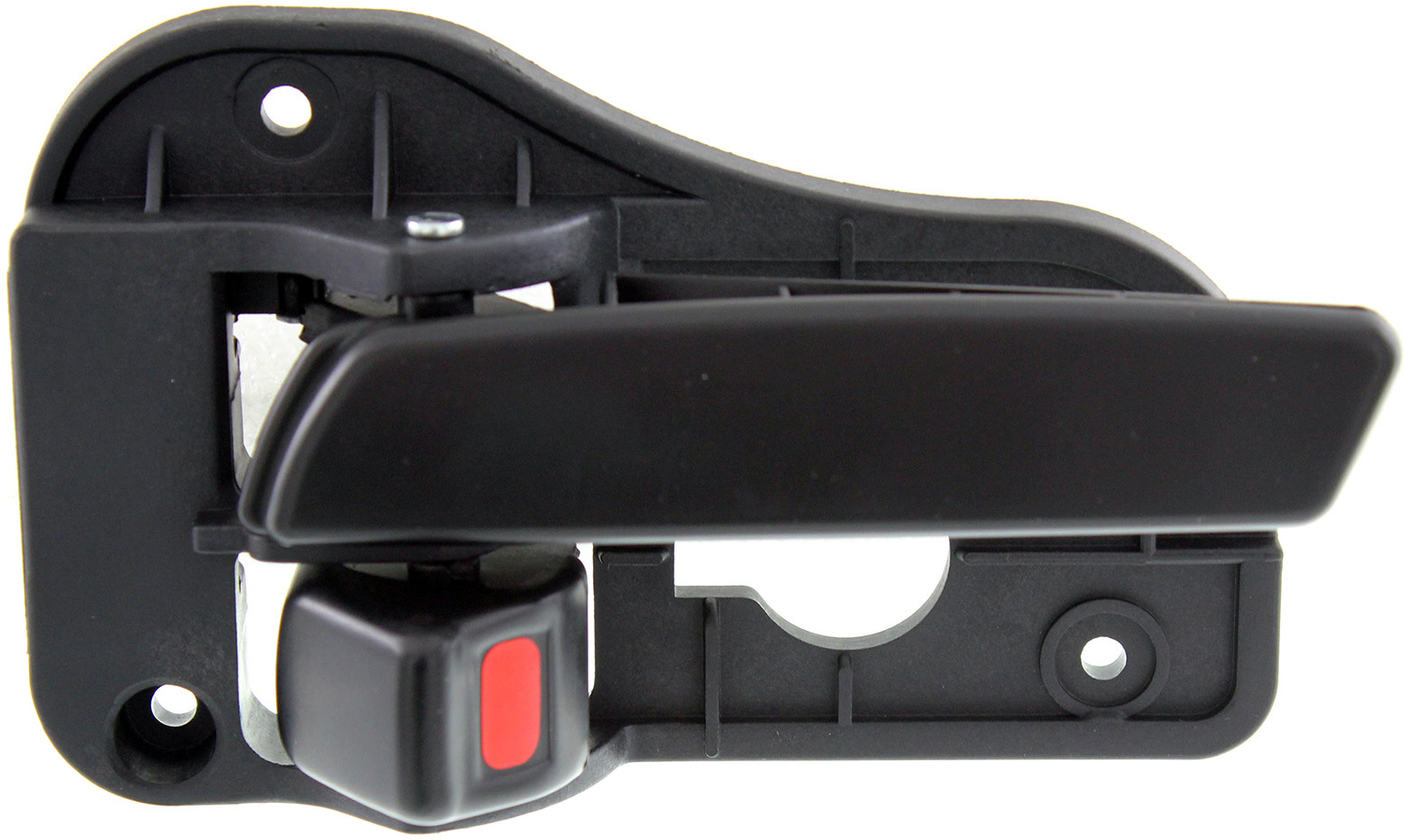 Front Interior Door Handle for Kia Rondo 2007-2012, Right (Passenger) Side, Black, Without Chrome - Suitable for Rear, Replacement