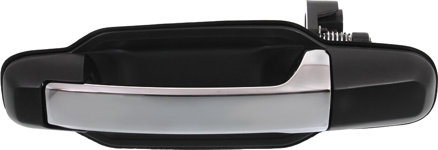 Rear Exterior Door Handle for Kia SORENTO 2003-2009, Left (Driver), EX Model, Primered (Ready to Paint) Bezel, Chrome Lever, Replacement