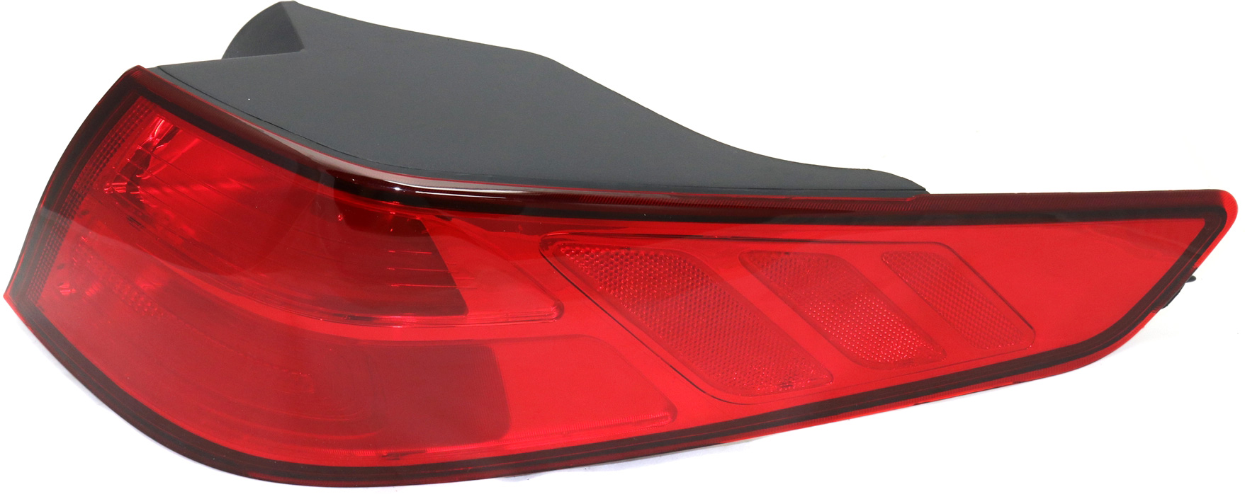 Tail Light Assembly for Kia Optima 2014-2015, Right (Passenger), Outer, Halogen, Excludes Hybrid Models, for USA Built Vehicle, Replacement