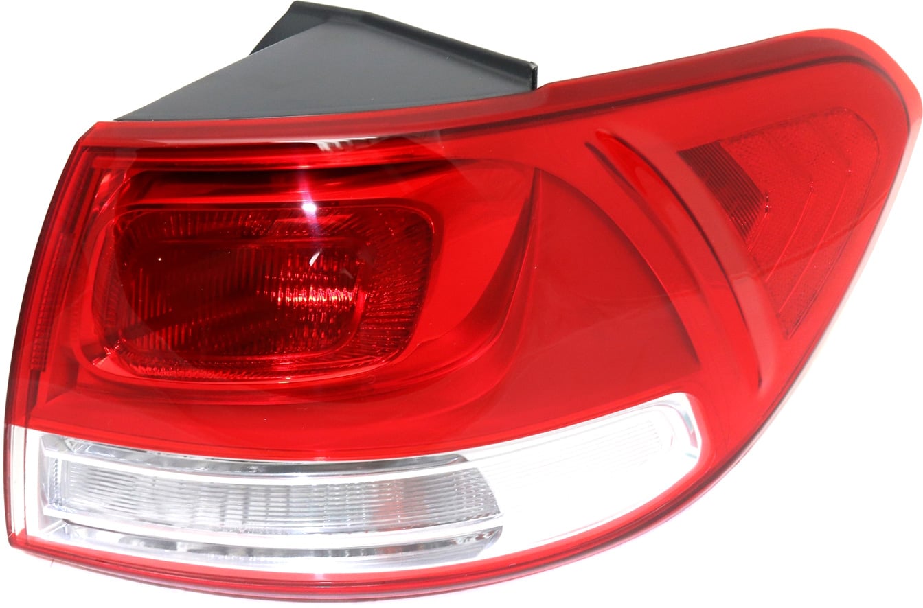 Tail Light Assembly for Kia Sorento 2016-2018, Right (Passenger) Outer, Halogen, Suitable for L, LX, EX Models, Replacement