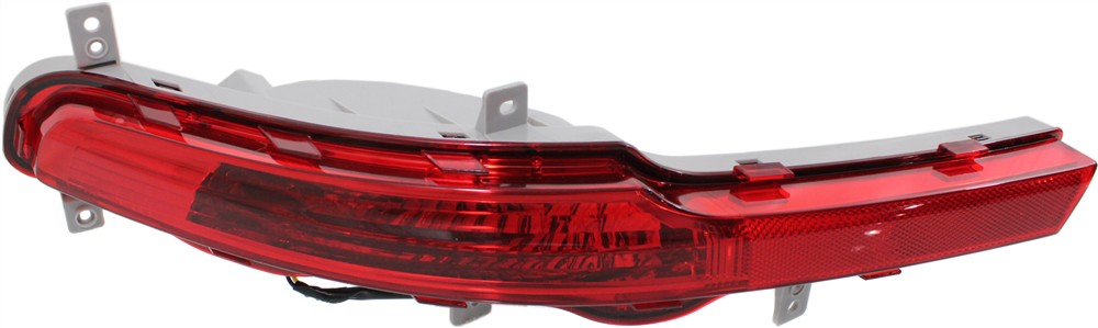 Rear Bumper Reflector Light for Kia Sportage 2011-2016, Left (Driver) Side, Replacement