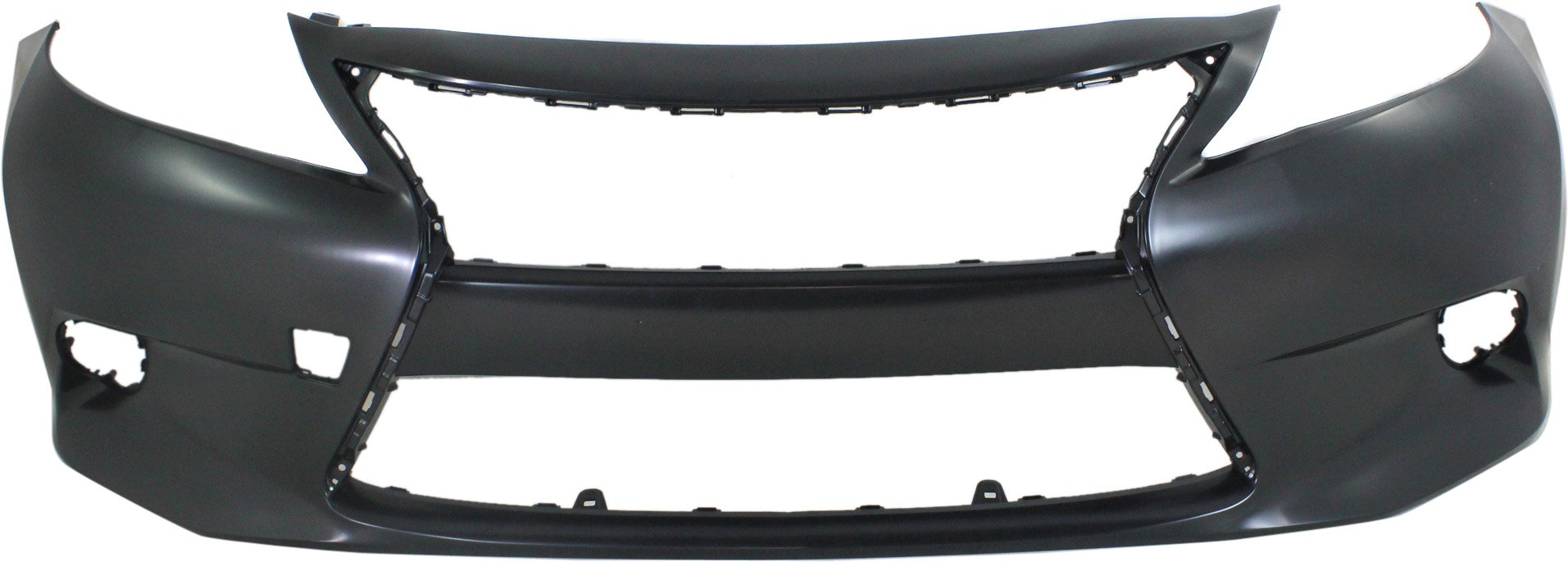Front Bumper Cover for Lexus ES300H/ES350 2013-2015, Primed (Ready to Paint), without Parking Aid Sensor Holes, Replacement