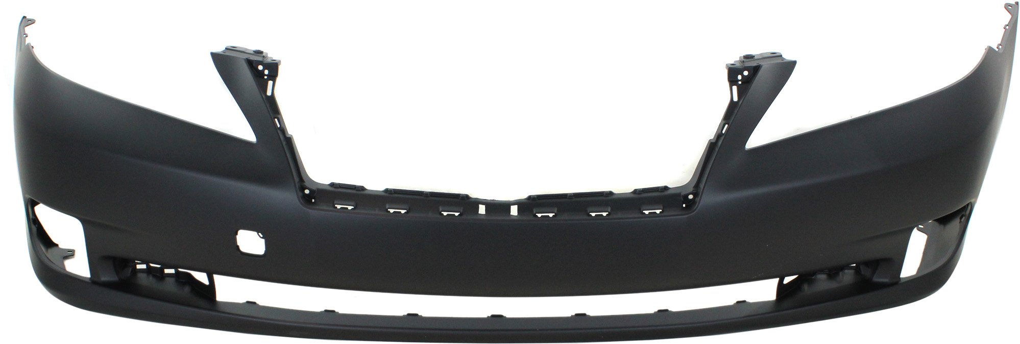 Front Bumper Cover for Lexus ES350 2010-2012, Primed (Ready to Paint), Without Parking Aid Sensor Holes, Replacement