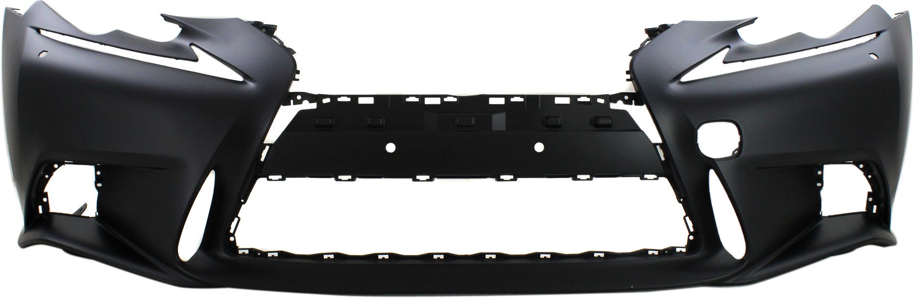 Front Bumper Cover for Lexus IS200T/IS250/IS300/IS350 (2014-2016), Primed (Ready to Paint), with F Sport Package, with Headlight Washer Holes (Excluding C Model), Replacement