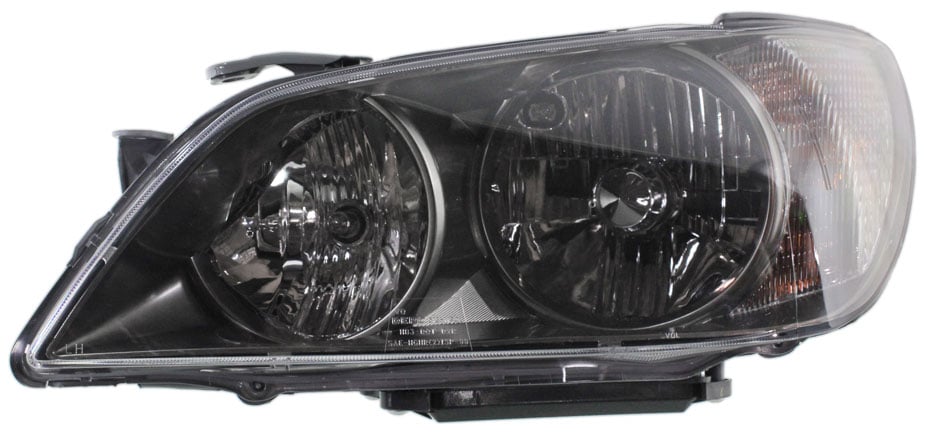 Headlight Assembly for Lexus IS300 2004-2005, Left (Driver), HID/Xenon with HID Kit, Special Design, Sport Package, Black, Replacement