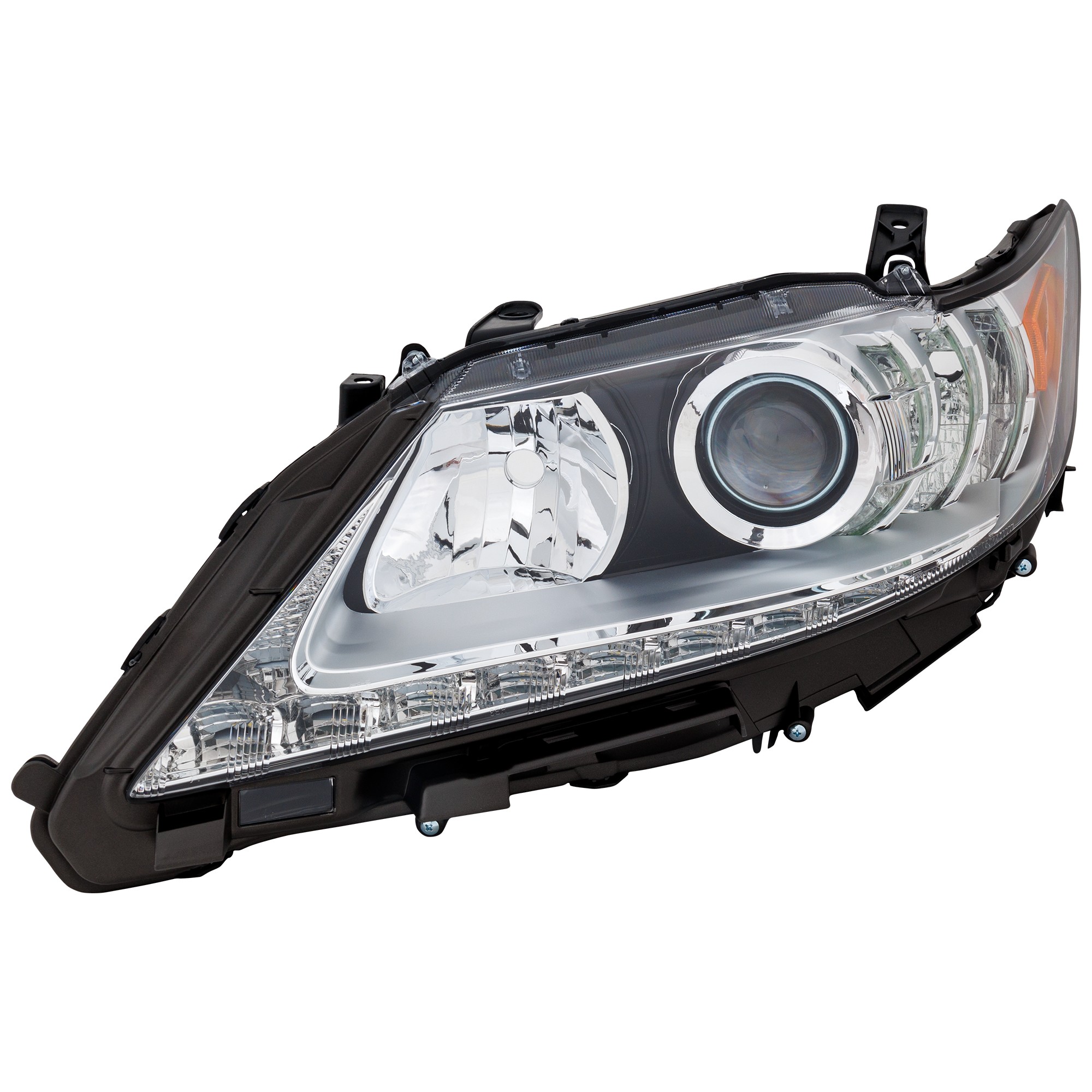 Headlight Lens and Housing for Lexus ES300H/ES350 2013-2015, Left (Driver), Xenon, Without HID Kit, Replacement (CAPA Certified)