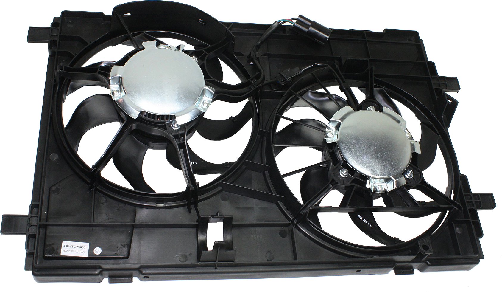 Radiator Fan Assembly for Lincoln MKZ 2007-2009 without Control Module, Replacement