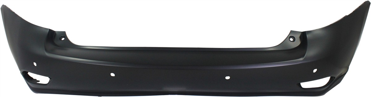 Rear Bumper Cover for Lexus RX350/RX450H 2010-2015, Primed (Ready to Paint), with Parking Aid Sensor Holes, Replacement